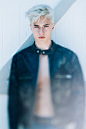 银发妖孽小鲜肉Lucky Blue Smith 帅炸时尚圈