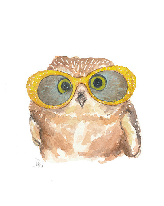 Owl Painting Origina...