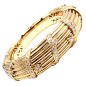 CARTIER 3CT Diamond Yellow Gold Bracelet