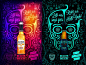 Cubanisto : Development of graphical style for a new brand of rum flavoured beer.