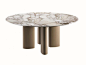 Round marble table ARNE | Round table by Casamilano