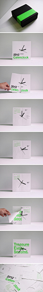 《时钟日历》日历日历不就是得紧跟着时间走嘛，来自香港的设计师Ken Lo将这一简单而不绕弯子的道理变成了现实。简单明了的时钟样式与设计简明的日历结合在了一起，日历就是时钟，时钟就是日历。。…
