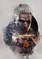 The Witcher 3 / Steelbooks : Series of artworks created for Limited Edition Steelbook covers for the next generation genre-defining video game The Witcher®3: Wild Hunt.