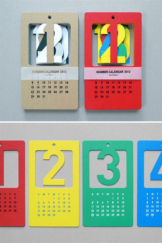 28个格式创意日历设计