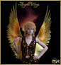 Prae-Angelic Wings for G3 3D Figure Assets prae : These Angelic Wings can be used to create many angelic creatures, whether fallen or divine, Nephilim or  
Seraphim or beautiful Christmas Angels.
They are for Genesis 3 female and male and come with 10 tex