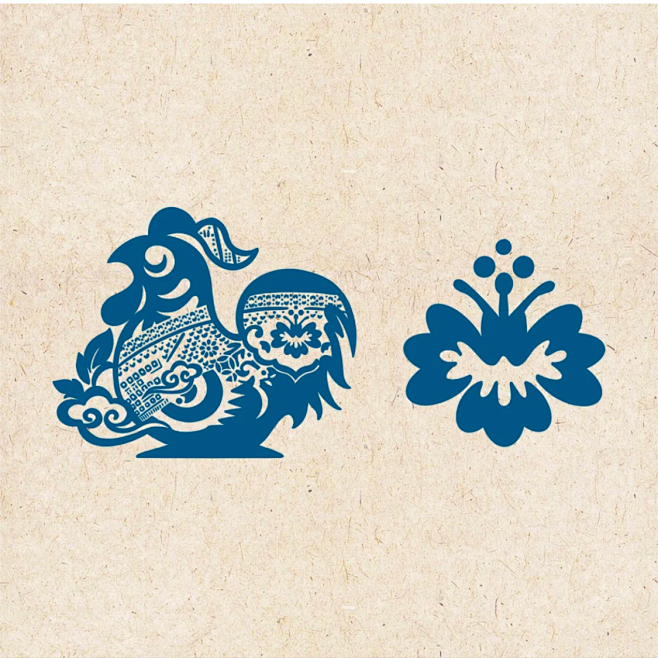 中国传统纹样 - 十二生肖与花卉纹样-今...