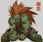 Blanka - Street Fighter Fan Art, Will Murai : Blanka - Street Fighter Fan Art by Will Murai on ArtStation.