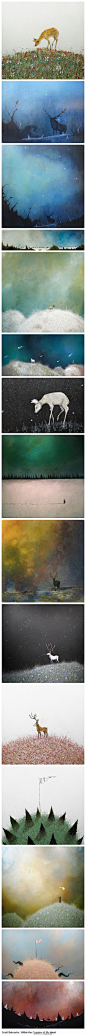 美国画家Scott Belcastro的旷野意境，让人深陷其中...... #治愈系#