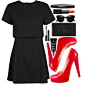 A fashion look from September 2014 featuring Boohoo dresses and Brian Atwood pumps. Browse and shop related looks.