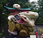 #日本城市画报# 每年在夏末举办的「艺祭」不但是东京艺术大学学生们展现成果的学园祭，也同时是炒热学区上野地区的地方祭典之一。尤其是在祭典上由学生创作的各种造型的神轿，也是年年登场都引发话题。 ​​​​