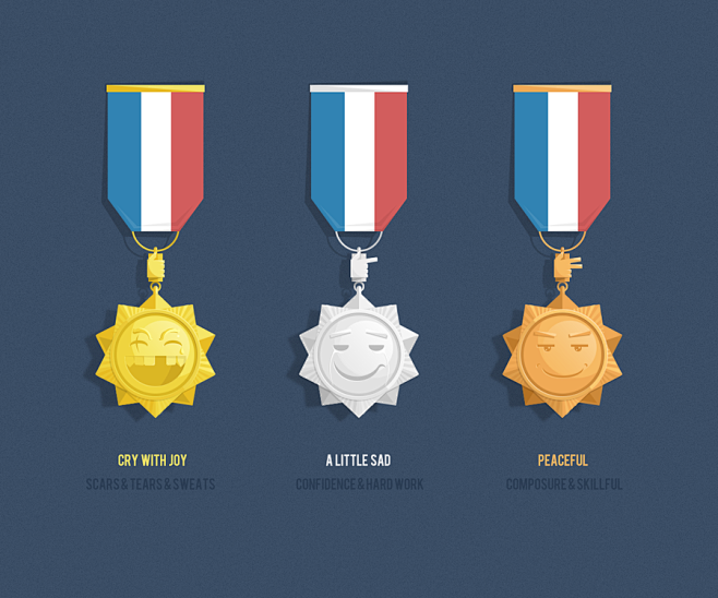 Expression of medals