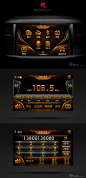 汽车电子 车载 导航 UI  界面设计