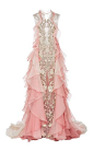 Ombré Gown With Organza Layers  by MARCHESA for Preorder on Moda Operandi