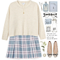 A fashion look from May 2016 featuring shirt sweater, bubble skirt and zara flats. Browse and shop related looks.