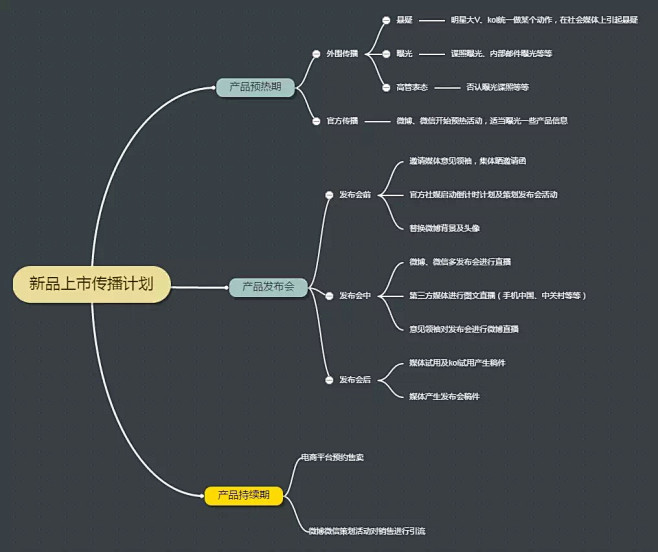 新品上市传播计划