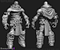Darksiders 2 , Adam Schuman : While at Vigil I was fortunate to get the opportunity to bust out a few assets for Darksiders 2. They tried to get a decent amount of reuse out of old rig / anim sets, so some baddies were made off of scraps from Darksiders 1