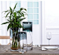 简约现代客厅餐桌台面水培富贵竹玻璃大花瓶 家居客厅卧室装饰品的图片