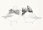 鸟插画
Bird illustration