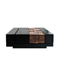 Abaci Walnut 38 // Square Coffee Table