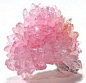 Rose quartz crystal: 