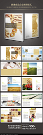 健康食品企业画册版式设计_画册设计/书籍/菜谱图片素材
