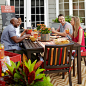 Deck dining area.