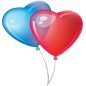 可爱心形气球图标 iconpng.com #网页# #素材#
