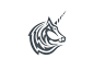 仙气神兽！20款独角兽元素Logo设计 - 优优教程网
