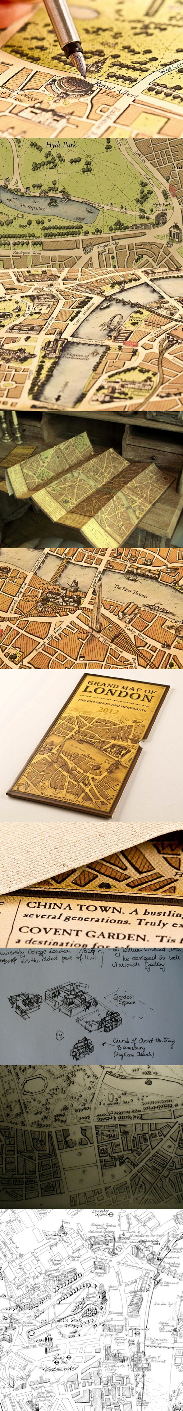 手繪倫敦地圖