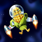 Corn in deep space on Behance