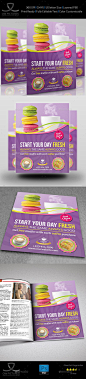 Cafe Restaurant Flyer Template Vol.4