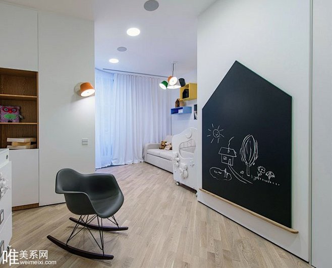 乌克兰200平米开放式家居装修设计案例