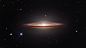 Imagen facilitada por la NASA de la galaxia “sombrero” o M104, captada por el telescopio espacial Hubble.