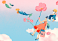 Illustrations for Incheon International Airport on Behance