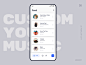 Customize Your Music : View on Dribbble