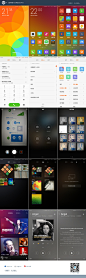 MIUI6 图标界面设计图