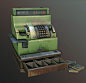 Cash register (UE3), Michał Kubas : Unreal Engine 3 (UDK)
Diffuse color mixed in material.

Old model for polish tutorial: http://cgwisdom.pl/sklep/szkolenie-tworzenie-modeli-do-gier-kurs