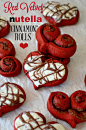 Red Velvet Nutella "Cinnamon" Roll Hearts