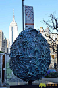 2014年纽约洛克菲勒广场举行“全城寻彩蛋”复活节活动