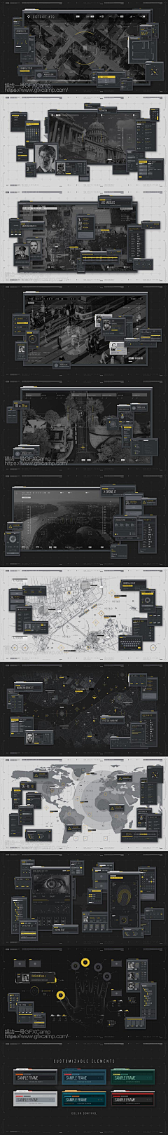 白驹Z采集到UI - Dashboard / FuturistiC /