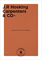 Poster For JR Hosking Carpenters