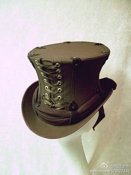 蒸汽朋克~维多利亚复古风格帽子~非常独特...