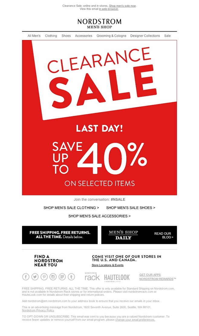 Nordstrom - Last Day...