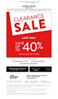 Nordstrom - Last Day of the Sale! Save up to 40%