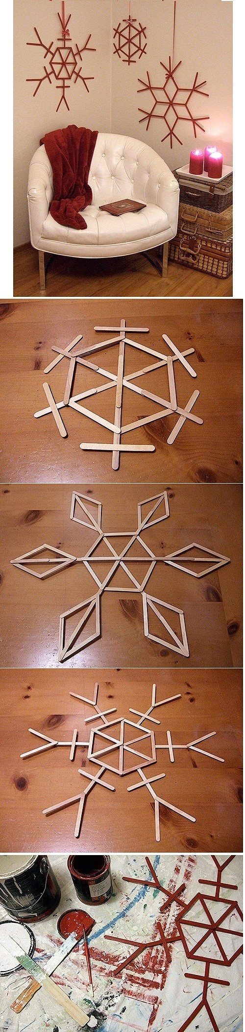 Popsicle Stick Snowf...