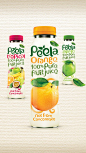 Peela Fruit Juice Packaging by Design Happy UK