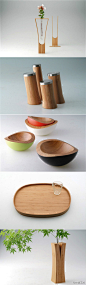 日本竹制品品牌TEORI的几件作品。