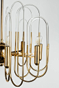 Gaetano Sciolari Brass Chandelier | lighting