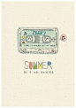 重點是 →iphone壁紙← #我畫的明明是一套關於夏天的明信片#