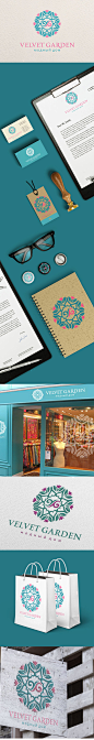 velvet garden品牌VI视觉设计 设计圈 展示 设计时代网-Powered by thinkdo3